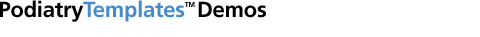 Podiatry Templates